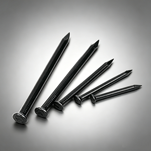 Factory Wholesale Black Hardened Steel Concrete Nails Customizable Round Head Masonry <b>Fasteners</b> - Product Image 1