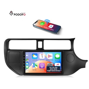 Reproductor MP5 <span class=keywords><strong>para</strong></span> Auto Podofo de 9'' y 2 Din, Estéreo <span class=keywords><strong>para</strong></span> Auto con Carplay/Android Auto Inalámbrico <span class=keywords><strong>para</strong></span> Kia Rio 2012-2015, GPS/WiFi, Proveedor Mayorista - Product Image 1
