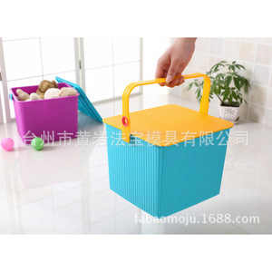 Plastic Fishing Bucket Stool 29x23cm Blue Yellow Lid <b>Storage</b> <b>Seat</b> For Outdoor Use - Product Image 2