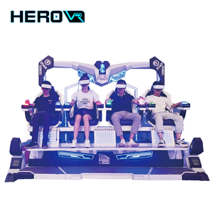 Herovr 9D <span class=keywords><strong>VR</strong></span> 4ที่นั่งจำลองอาเขตโรงภาพยนตร์<span class=keywords><strong>4D</strong></span> ที่น่าสนใจสำหรับการใช้งานสาธารณะในร่ม/กลางแจ้งวัสดุโลหะ - Product Image 5
