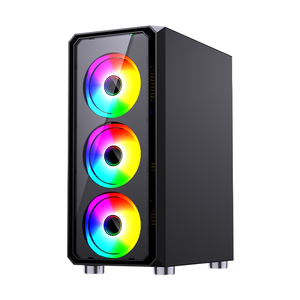 Vỏ máy tính để bàn chơi game LOVINGCOOL, hỗ trợ RGB, mainboard ATX, khung máy chơi game cạnh tranh, tương thích với hệ thống làm mát nước 240mm - Product Image 3