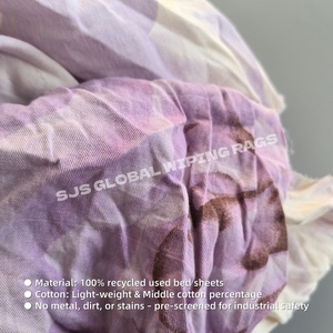 Bolsa de 25 kg de Trapos de Limpieza de Tela de Algodón en Trozos Cortados, Coloridos, Absorbentes de Agua y Aceite - Product Image 4
