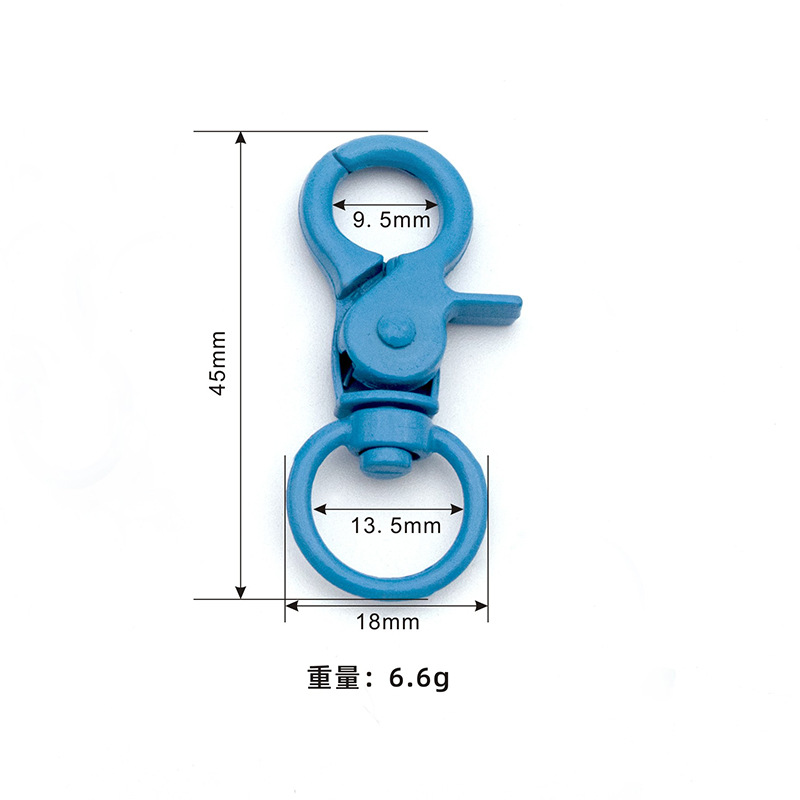 Sky blue zinc alloy 6.6g