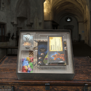 บอร์ดเกมไพ่โป๊กเกอร์สไตล์สงครามแบบสั่งทำสำหรับครอบครัวพร้อมเหรียญโทเค็นไม้สำหรับเด็ก - Product Image 3