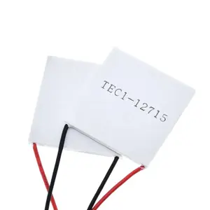 TEC1-12715 TEC מצנן תרמו-חשמלי פלטייר TEC1 12706 12V 15A 40*40 מ""מ פלטייר אלמנטה לוחית קירור מודול