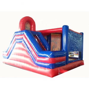 Château gonflable <span class=keywords><strong>Spiderman</strong></span> personnalisé avec toboggan 5x5m - Conception gratuite Centre de jeux sur le thème des garçons commercial - Product Image 4