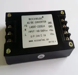 50W ACDC converter 220vac to dual plus and minus 12V/2.1A Regulated Isolated small size power supply