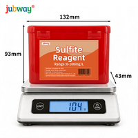 Kit de test de sulfites 0-100 mg/L, testeur de qualité de l'eau avec réactif, testeur d'eau d'aquarium pour eaux usées industrielles et aquaculture