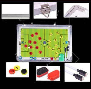 Tableau d'entraînement pliable magnétique en aluminium BinYao BY-28 pour le football et le basketball, avec marqueur effaçable, portable, pour entraînement tactique - Product Image 6