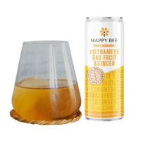 Thé Kombucha prêt à boire de qualité supérieure Meilleur concentré de pêche abricot réfrigéré OEM Boisson gazeuse Bouteille de citron du Vietnam Thé au lait en vrac