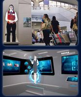 Film de projection holographique transparent à prix avantageux, écran de projecteur holographique 3D, tissu PET, 92% de transmission, angle de vision de 150°
