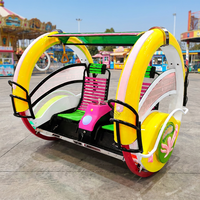 Manège Électrique pour Adultes et Enfants, Utilisation Intérieure et Extérieure, Parc d'Attractions