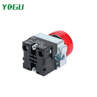 Feu de signalisation LED de type YOGU XB2-BV6 avec boîtier chromé