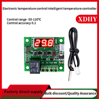 Module de thermostat numérique W1209, contrôle de la température, 12V, LED rouge, capteur NTC étanche, fil ABS pour usage industriel, OEM