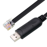 Câble de débogage USB vers RJ11 RJ12 FTDI Adaptateur série Convertisseur Câble de console réseau