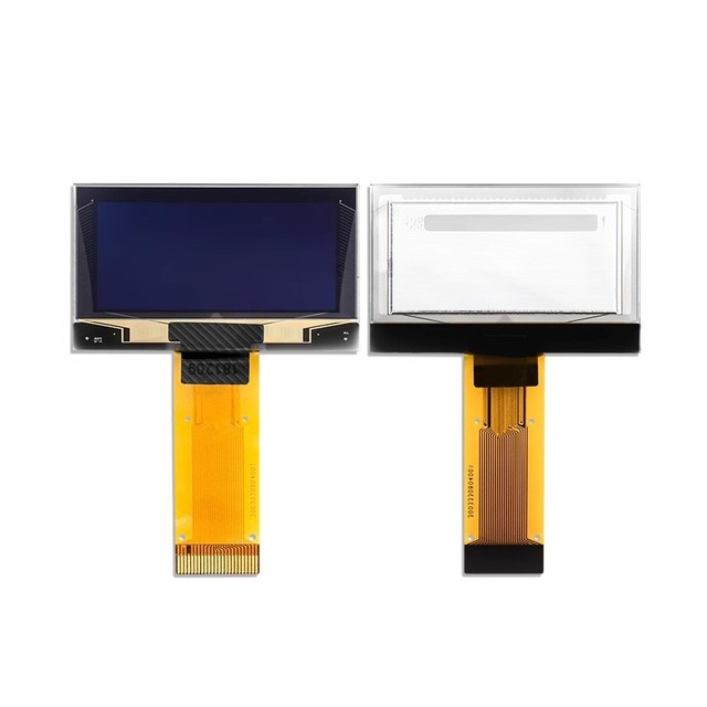 1.54 Inch AMOLED Display 128x64 Resolution White Color with SSD1309 Parallel I2C Interface