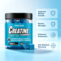 Créatine monohydrate en gommes OEM ODM Marque privée Force musculaire Exportation mondiale