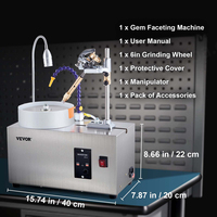 Machine à facettes pour pierres précieuses 180W Jade Grinding Polishing 2980RPM Rock Polisher