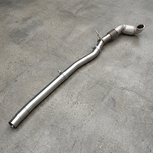 Collecteur d'échappement BOSKA en acier inoxydable avec catalyseur 200 cellules pour VW GOLF R 7/7.5 MK7/MK7.5 2.0T 2014-2020, collecteur à haut débit avec catalyseur - Product Image 1