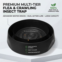 Piège à punaises de lit professionnel solide, intercepteur et moniteur, sans pesticide, étanche, écologique, sans danger pour les enfants et les animaux domestiques, pour poteaux de lit