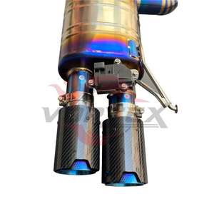 Sistema de Escape Catback Vortex de Aleación de Titanio Grado 5 de 76 mm, Color Azul Quemado, Alto Rendimiento, Soldado con TIG para F06 F12 F13 640i 650i - Product Image 4