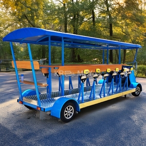 Vélo-bar électrique 12 places en acier pour visites touristiques, 21 vitesses avec frein à disque à pédale standard, à vendre - Product Image 3