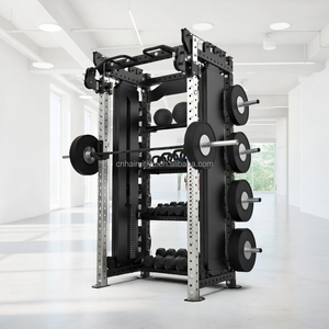 Rack de Potencia Compacto con Almacenamiento, Rack para Sentadillas de Alta Resistencia, Equipo de Gimnasio, Soporte para Discos de Pesas para Entrenamiento de Fuerza - Product Image 3