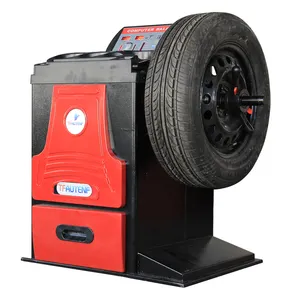 TFAUTENF CE / ISO Certification Auto Wheel Balancing Machine Car Wheel Balancer Equipment / Tyre Machines For Garage Use