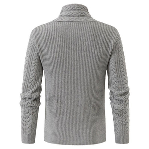 Maglione da Uomo, Pullover con Collo Tondo, Maglieria Lavorata a Maglia per Uomo - Product Image 2