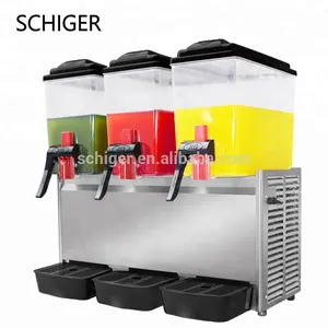 SCHIGER Dispenser Minuman Dingin 3 Tangki, Dispenser Minuman Dingin 3 Tangki, Dispenser Minuman Dingin Tipe Semprot untuk Sekolah