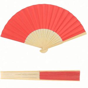Floral Design <b>Hand</b> Fan <b>Made</b> From Bamboo Elegant Craftwork - Product Image 1