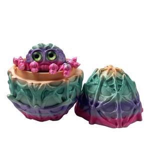 Cầu vồng cảm giác thần tài đồ chơi bền nhựa đa chức năng Spider Egg Giáo Dục Não trêu ghẹo trong mô hình đồ chơi phong cách cho trẻ em - Product Image 1