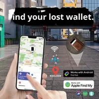 Localisateur mondial : Carte anti-perte avec suivi d'objets pour personnes âgées et enfants, sans batterie, mode sans positionnement
