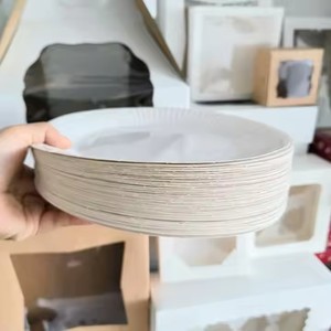 Personnaliser Art <span class=keywords><strong>DIY</strong></span> <span class=keywords><strong>en</strong></span> vrac Desert Dessin Pratique Peinture Alimentaire Pizza Papier <span class=keywords><strong>Carton</strong></span> Jetable Or Partie Plat Assiettes Jetables - Product Image 5