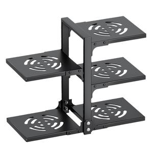 Nouveau 2026 – Organisateur de casseroles et poêles en métal robuste réglable à plusieurs niveaux pour évier, comptoir et <span class=keywords><strong>armoire</strong></span> – <span class=keywords><strong>Support</strong></span> de rangement double face pour cuisine - Product Image 6