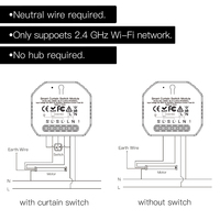 Tuya Smart Life WiFi 433Mhz interrupteur de rideau aveugle avec télécommande RF pour volet roulant électrique Google Home Alexa contrôle de la maison intelligente