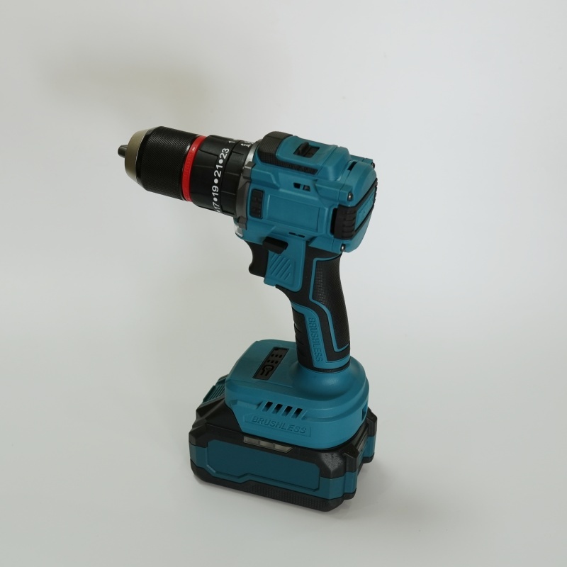 High-Performance One-Key Cordless Drill Forward/Reverse Switch Multi-Material Drilling Power Tool with OEM Battery DC Source · image 6