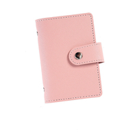 Kustom minebook Pu kulit pemegang kartu kredit dompet ramping kartu Visa Id Dompet