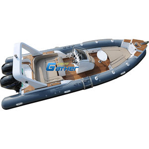 Bateau de pêche familial de luxe 13 capacités RIB 760B Patrol Hypalon 25ft bateau de pêche gonflable rigide - Product Image 6