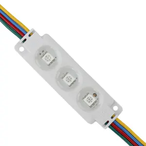 200pcs包SMD5050 0.72瓦LED RGB模块70lm灯用于广告灯箱RGB灯