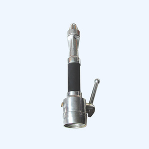 Boquilla de manguera contra incendios de 1 1/2'' y 2 1/2'' NH USA de aleación de aluminio ligera, con chorro recto y selección de caudal, modelo <span class=keywords><strong>BBB</strong></span> 500 - Product Image 6