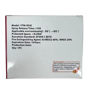 Extincteur à aérosol EcoNewlink, dispositif d'extinction thermique QRR0.01G, modèle pour montage sur rail DIN, disjoncteurs, garantie <span class=keywords><strong>de</strong></span> 2 ans - Product Image 5