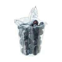 YITO PACK 125g 250g 500g geventileerde PLA bakjes met bovenafsluiting, fruitbak, milieuvriendelijke verpakking, biologisch afbreekbare PLA fruit clamshell