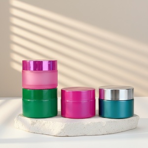 Tarros de vidrio personalizados de 50g con boca ancha para cosméticos, exfoliantes y cremas faciales, envases portátiles, proveedor mayorista - Product Image 6