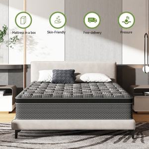 Colchón <span class=keywords><strong>de</strong></span> muelles <span class=keywords><strong>de</strong></span> 25-30 cm - Calidad premium <span class=keywords><strong>a</strong></span> bajo precio, superficie <span class=keywords><strong>de</strong></span> descanso acogedora, sensación <span class=keywords><strong>de</strong></span> felpa que regula la temperatura. - Product Image 3