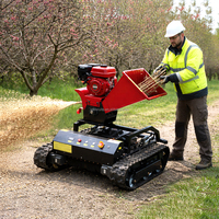 Industrieller RC-Schlegelmäher Geländegängiger Freischneider Benzin-Elektro Hochleistungs-Schlegelmäher für Hänge, Ackerland und Obstplantagen
