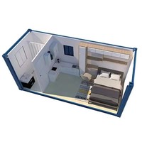 Bâtiment de bureau modulaire conteneurisé détachable à trois étages, maison préfabriquée, atelier moderne respirant, maison de vacances, cabane