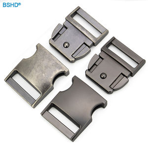 Top Pet Hardware Gun Grey Quick Side Release Logotipo personalizado Recién llegados <span class=keywords><strong>Collar</strong></span> de perro plateado mate Clip de hebilla a presión de <span class=keywords><strong>metal</strong></span> - Product Image 2