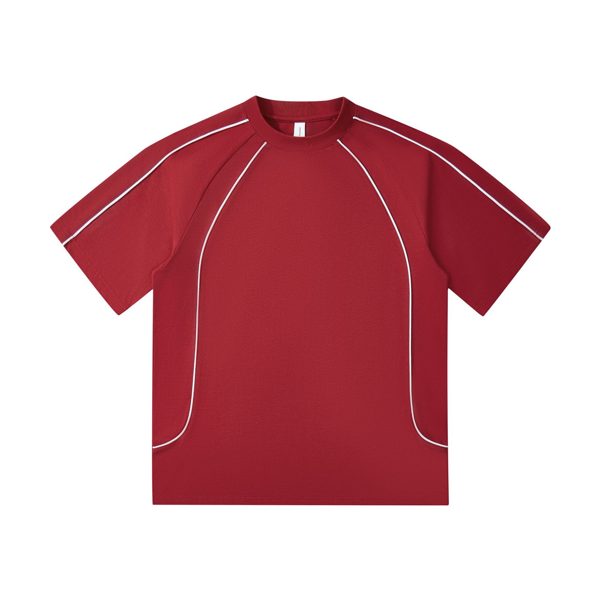 Burgundy/coconut white