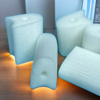 Bâtonnets diffuseurs de parfum personnalisés en coton irrégulier à haute absorption, en fibre de coton creuse polymère, durables et rafraîchissants pour l'air ambiant